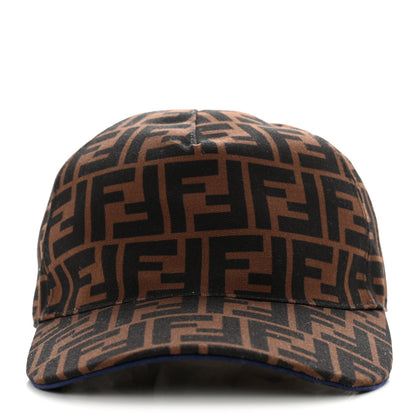 Fendi Canvas FF Reloaded Baseball Hat Tobacco Bleu 3 of 7