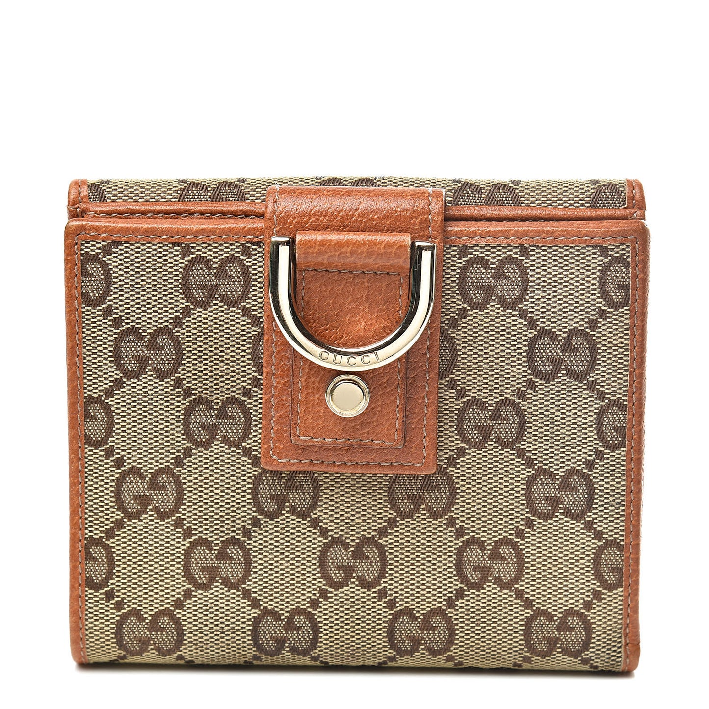Monogram Abbey Compact Wallet Tan