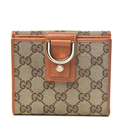 Gucci Monogram Abbey Compact Wallet Tan 1 of 9