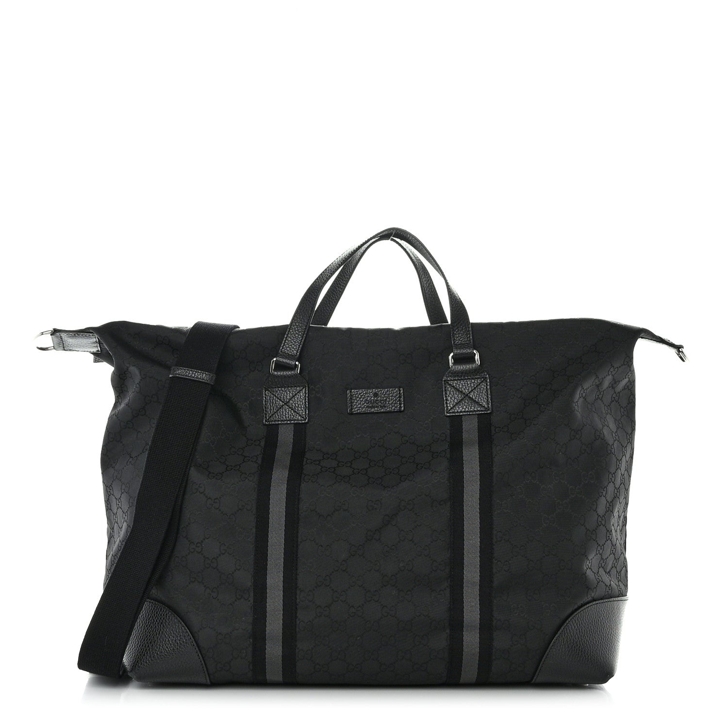 Gucci Nylon Monogram XL Duffle Bag Black 1 of 9
