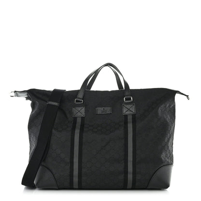 Gucci Nylon Monogram XL Duffle Bag Black 1 of 9