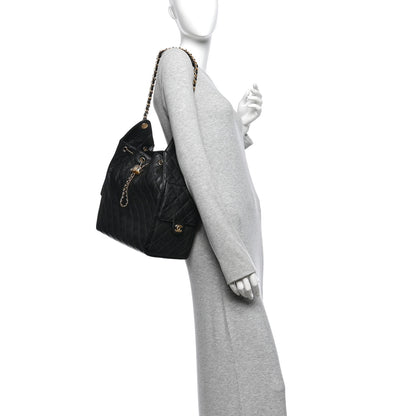Chanel Caviar Quilted Medium Chanel 25 Handbag Black 2 of 11