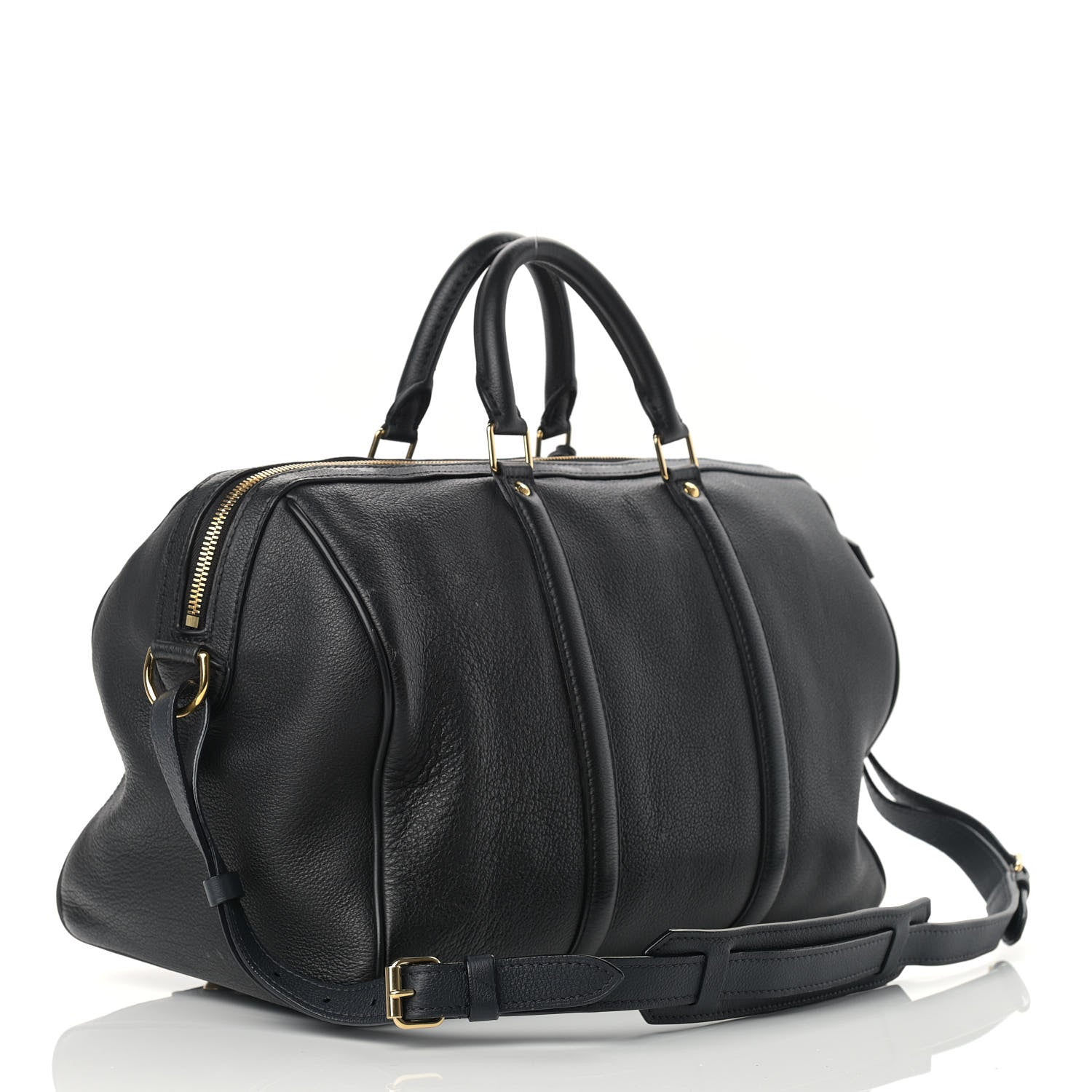 Louis Vuitton Veau Cachemire SC Bag MM Black 3 of 15