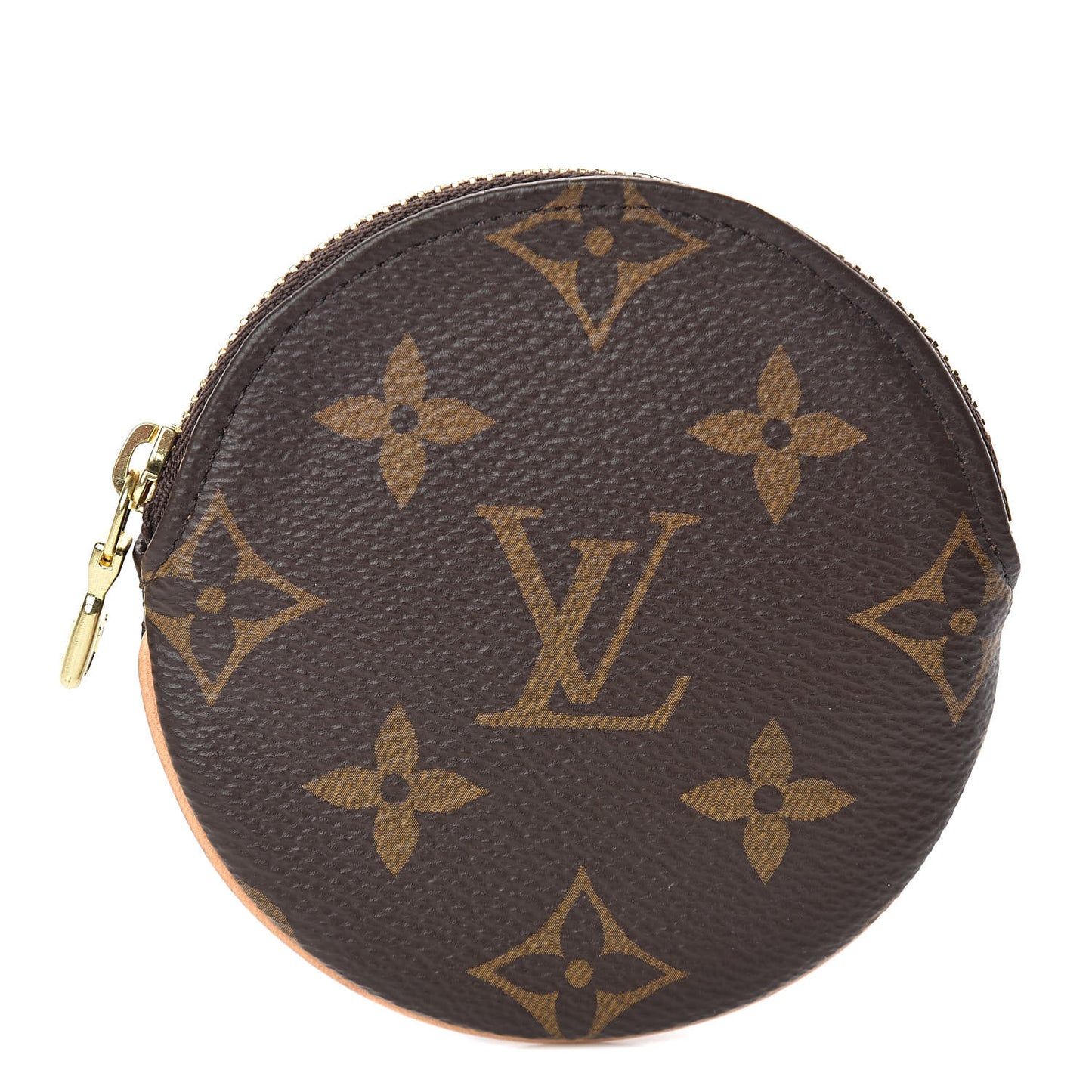 Monogram Round Coin Purse