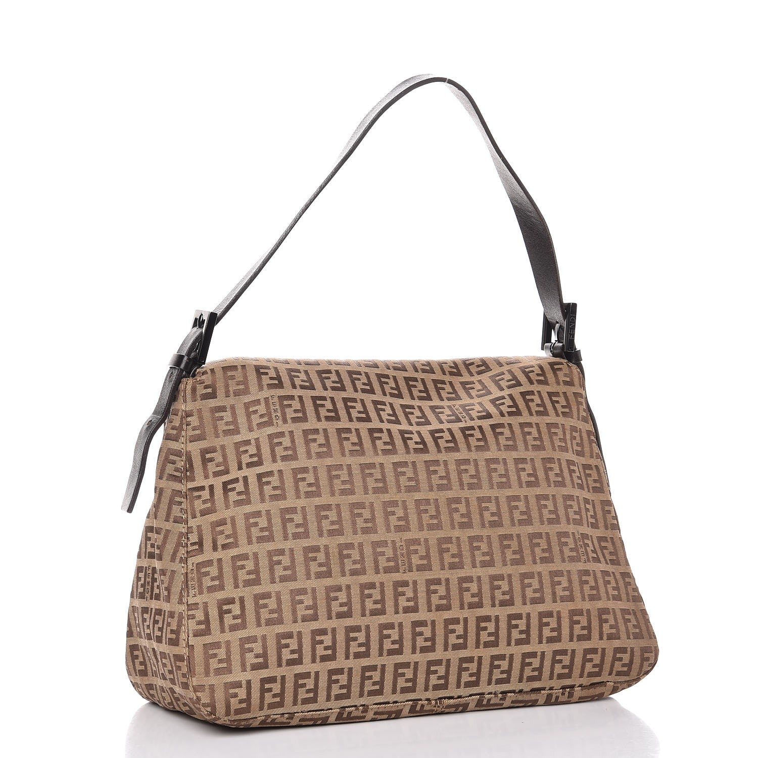 Fendi Zucchino Mama Baguette Dark Brown 3 of 10