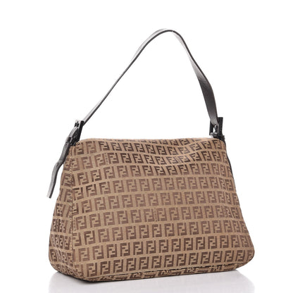 Fendi Zucchino Mama Baguette Dark Brown 3 of 10