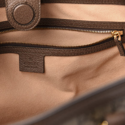 Gucci GG Supreme Monogram Medium Ophidia Shopping Tote Brown 6 of 11