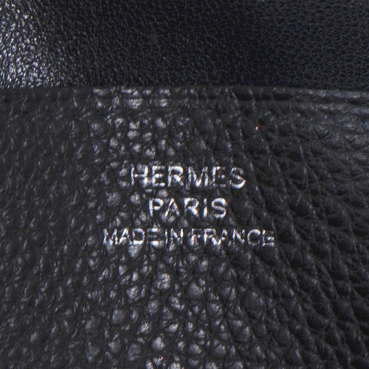 Hermes Togo Dogon Long Wallet Noir Navy 5 of 8
