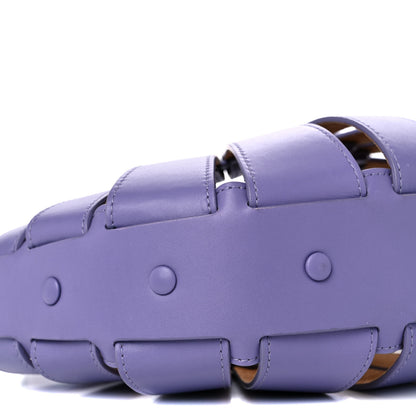 Bottega Veneta French Calfskin Shell Lavender 11 of 13