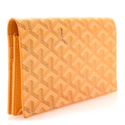 Goyard Goyardine Richelieu Wallet Yellow 3 of 7