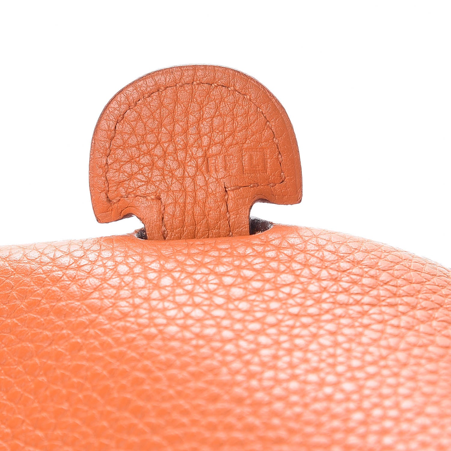 Hermes Taurillon Clemence Evelyne II PM Orange 7 of 11