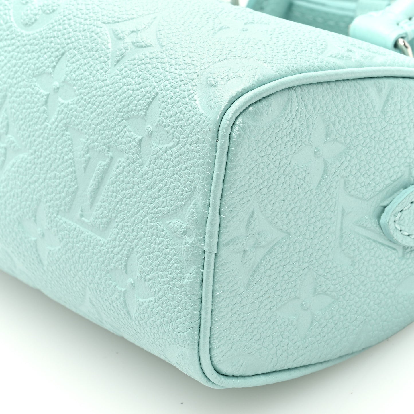 Empreinte Monogram Nano Speedy Pearly Lagoon Turquoise