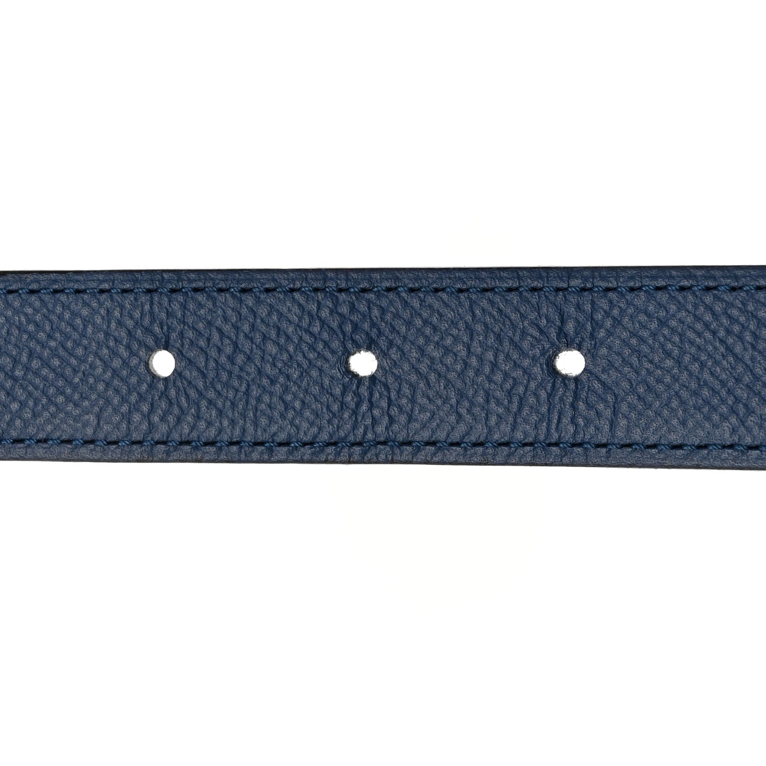 Hermes Epsom 24mm Mini Constance H Belt 85 34 Bleu Brighton White 6 of 7
