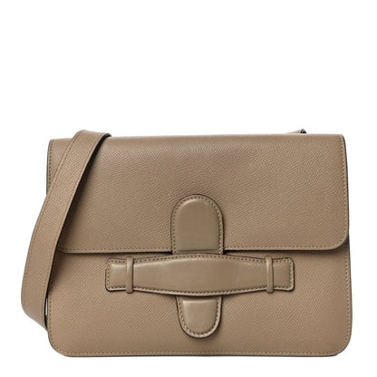 Celine Baby Grained Calfskin Medium Symmetrical Bag Taupe 1 of 13
