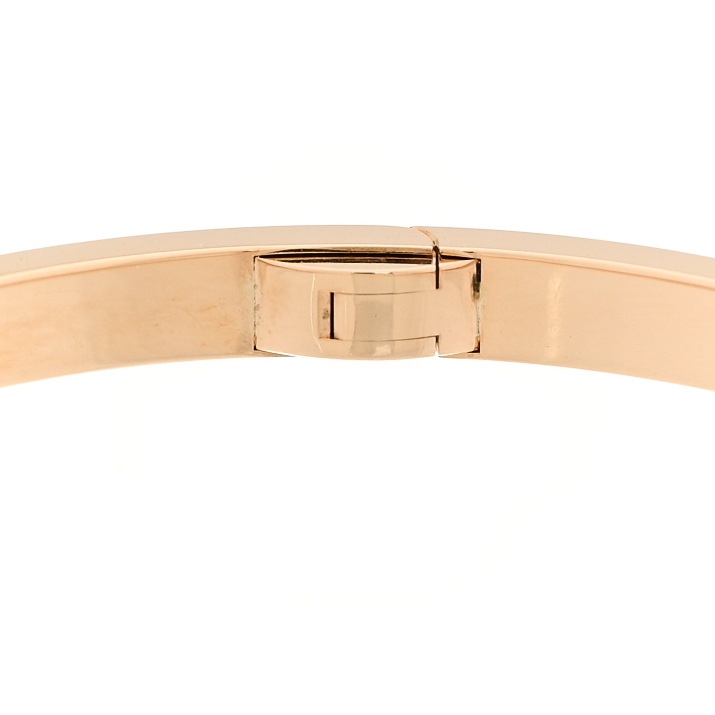 18K Yellow Gold 6 Diamond Small LOVE Bracelet 16