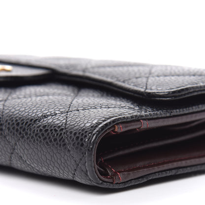 Chanel Caviar Quilted Large Flap Wallet Black 10 of 10