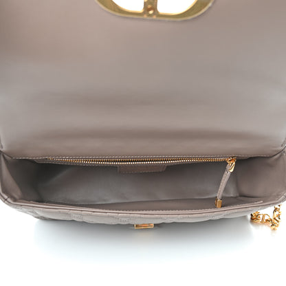 Christian Dior Lambskin Cannage Medium Caro Bag Warm Taupe 5 of 9