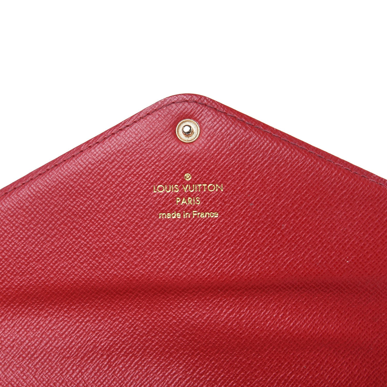 Louis Vuitton Damier Ebene Josephine Wallet Red 6 of 14