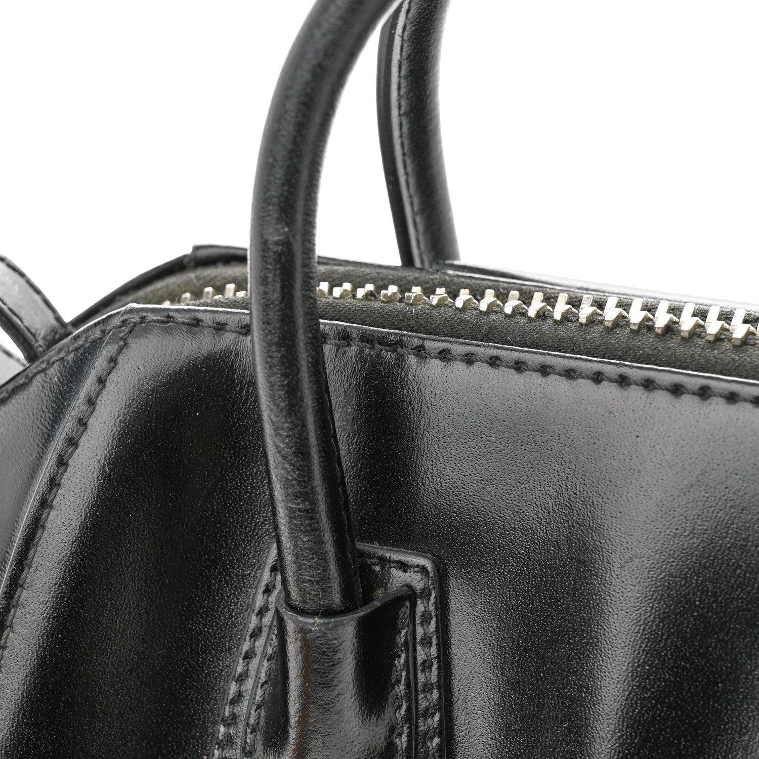 Givenchy Shiny Lord Calfskin Mini Antigona Black 17 of 19
