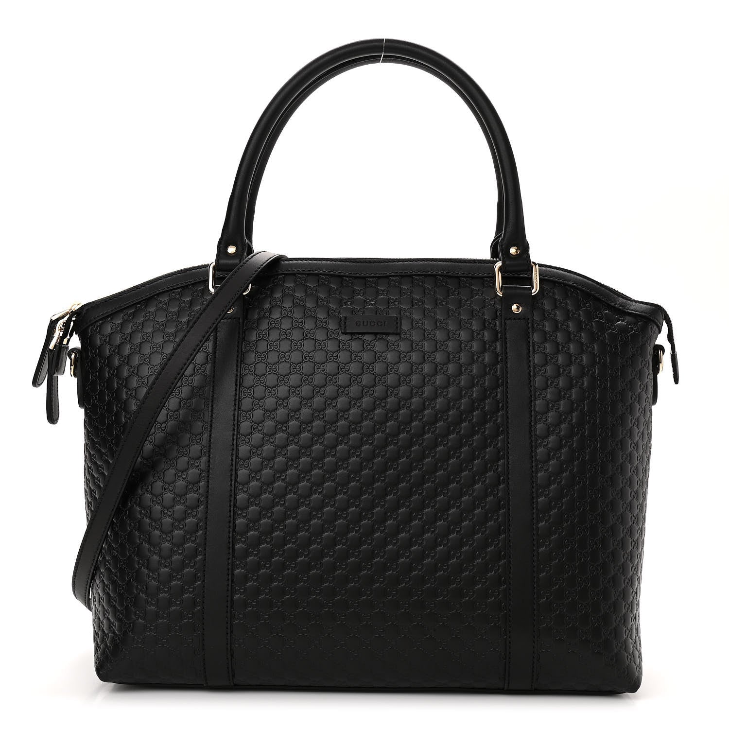 Gucci Soft Microguccissima Large Dome Satchel Black 1 of 10