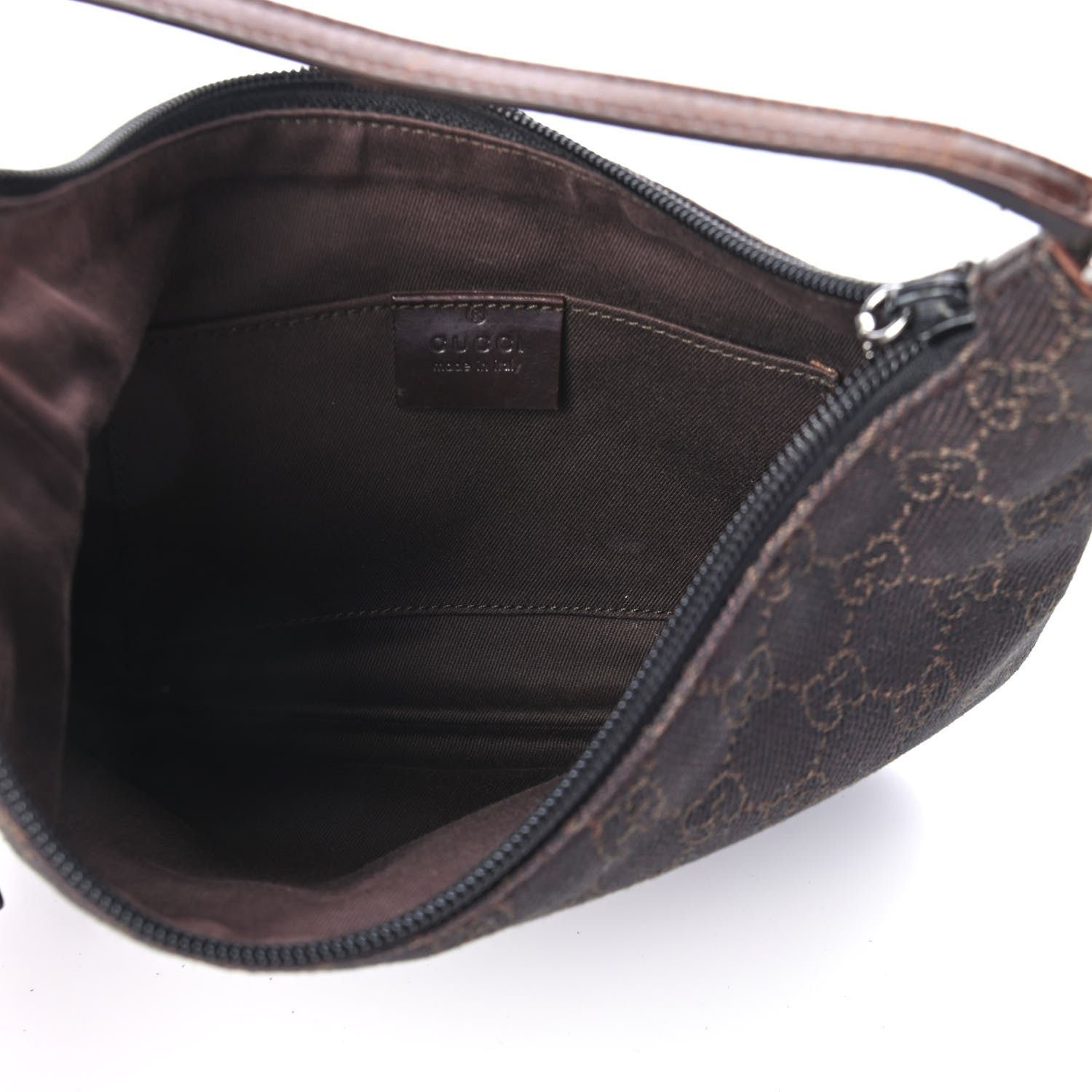 Gucci Monogram Pochette Dark Brown 4 of 5
