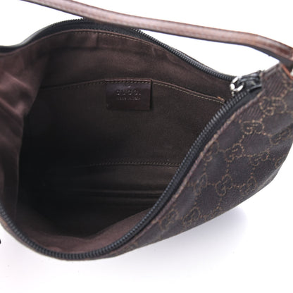 Gucci Monogram Pochette Dark Brown 4 of 5