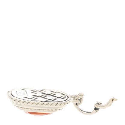 David Yurman Sterling Silver Diamond Citrine 20mm Albion Enhancer Pendant 4 of 4