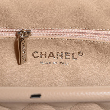 Chanel Caviar Quilted Timeless Clutch Beige Clair 7 of 9