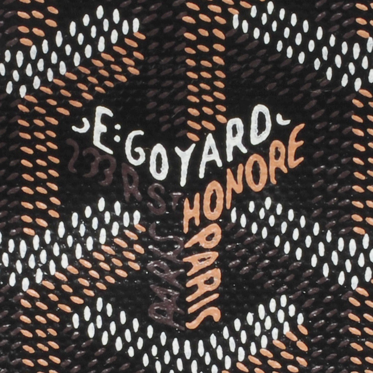 Goyard Goyardine Saint Louis GM Black Gold 7 of 9