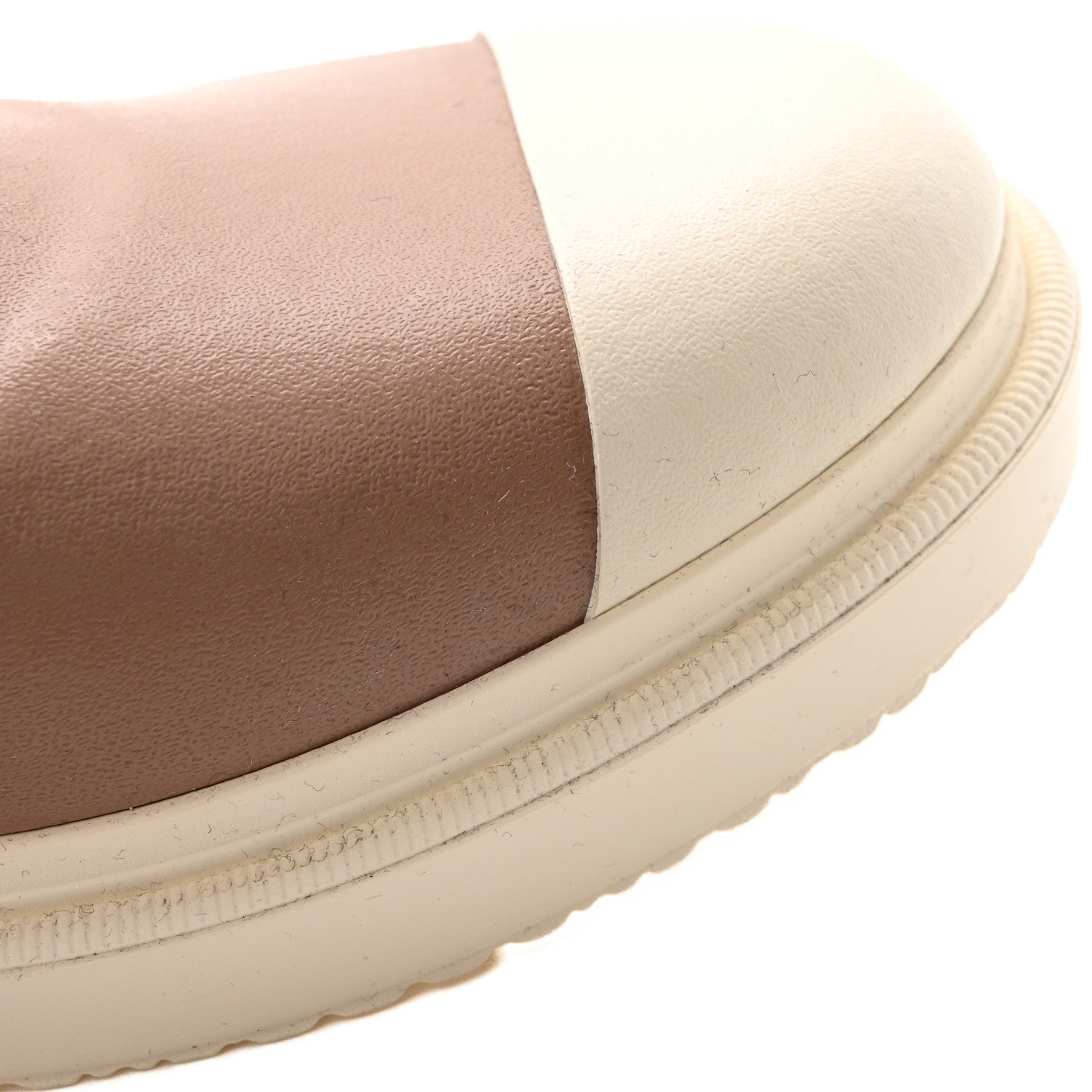 Chanel Caoutchouk CC High Boots 38 Beige White 1801634 – FASHIONPHILE