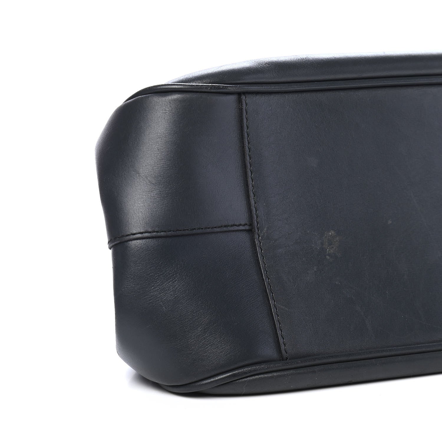 Prada Calfskin Top Handle Frame Bag Black 7 of 10