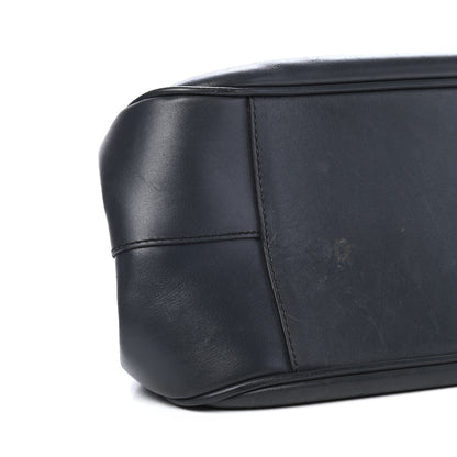 Prada Calfskin Top Handle Frame Bag Black 7 of 10
