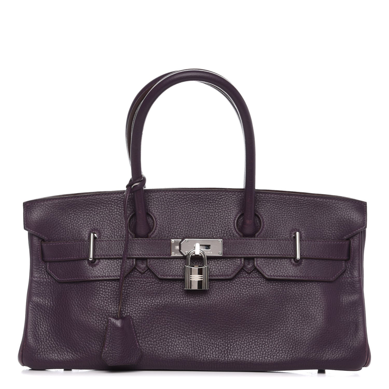 Hermes Taurillon Clemence JPG Birkin 42 Raisin 1 of 10