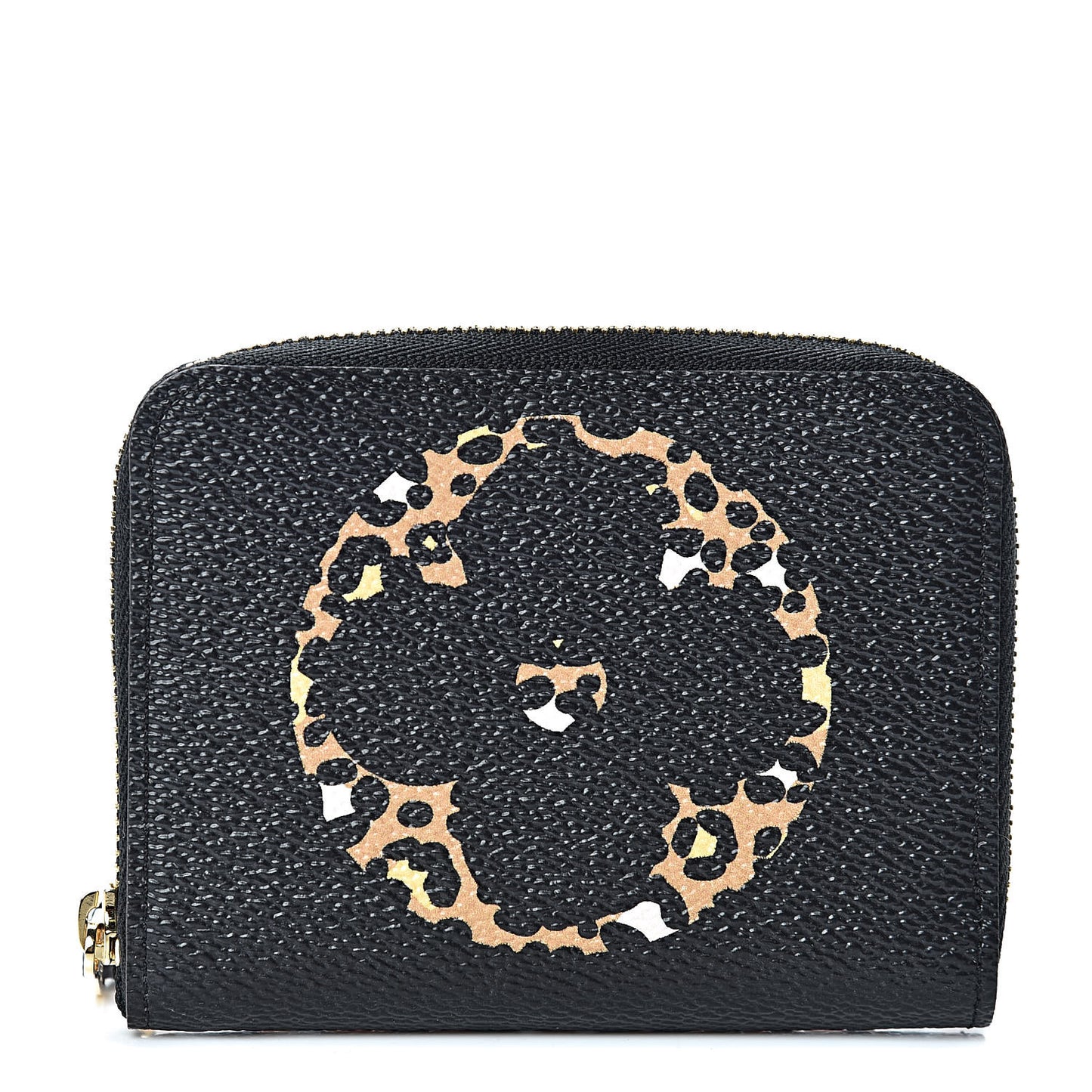 Monogram Giant Jungle Zippy Coin Purse Black