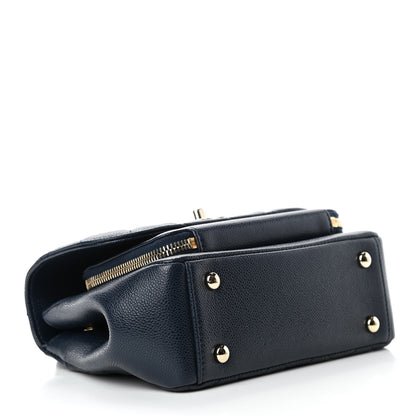 Chanel Caviar Quilted Small Business Affinity Flap Navy 3 of 4