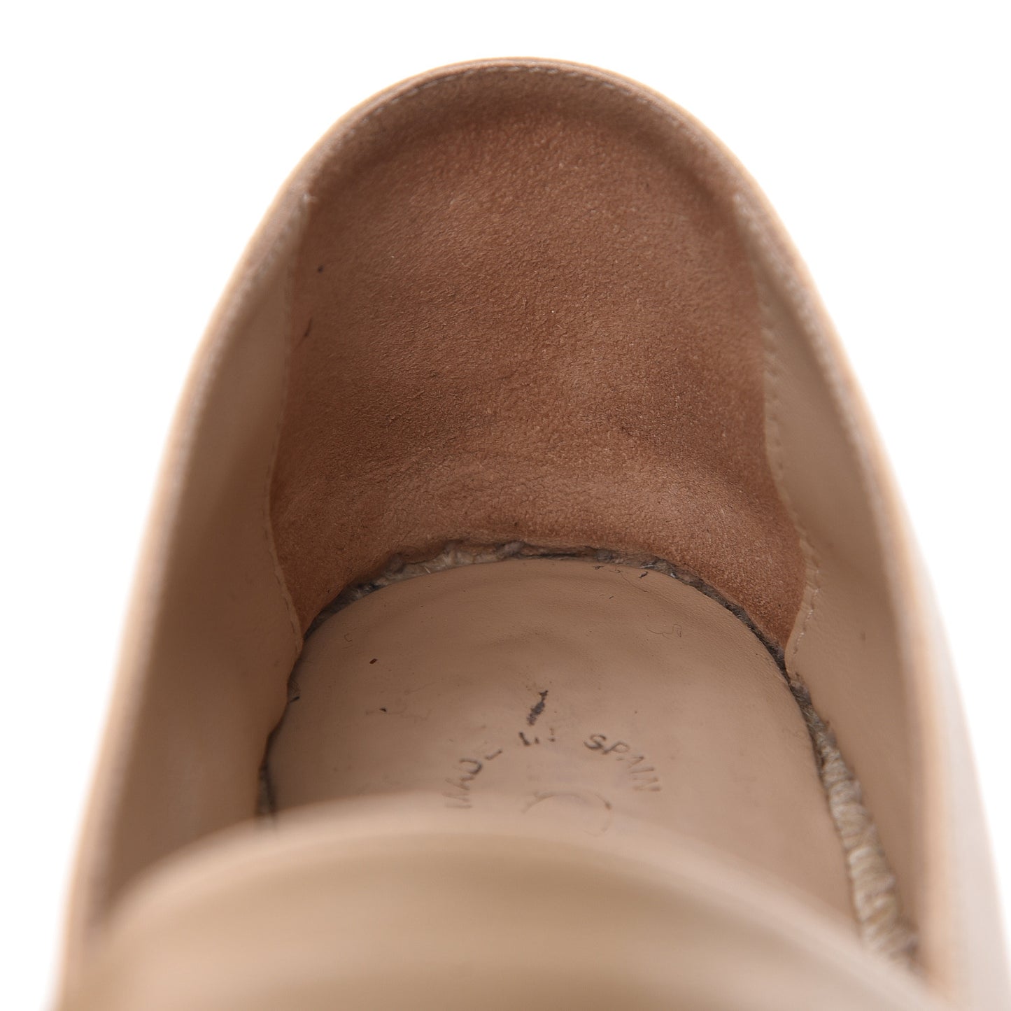 Lambskin CC Espadrilles 40 Beige Black