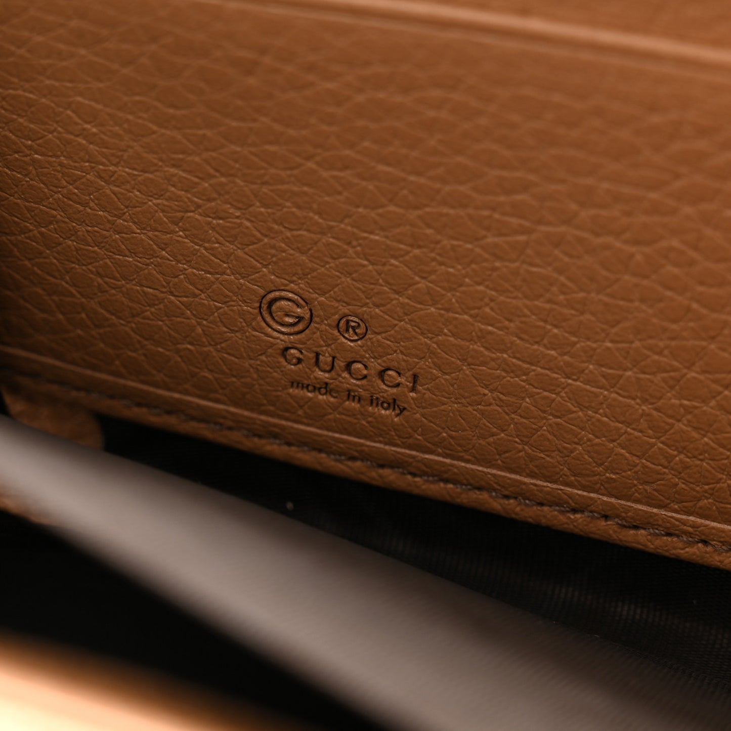 Pebbled Calfskin Soho Zip Around Wallet Camelia