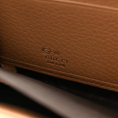 Gucci Pebbled Calfskin Soho Zip Around Wallet Camelia 6 of 7