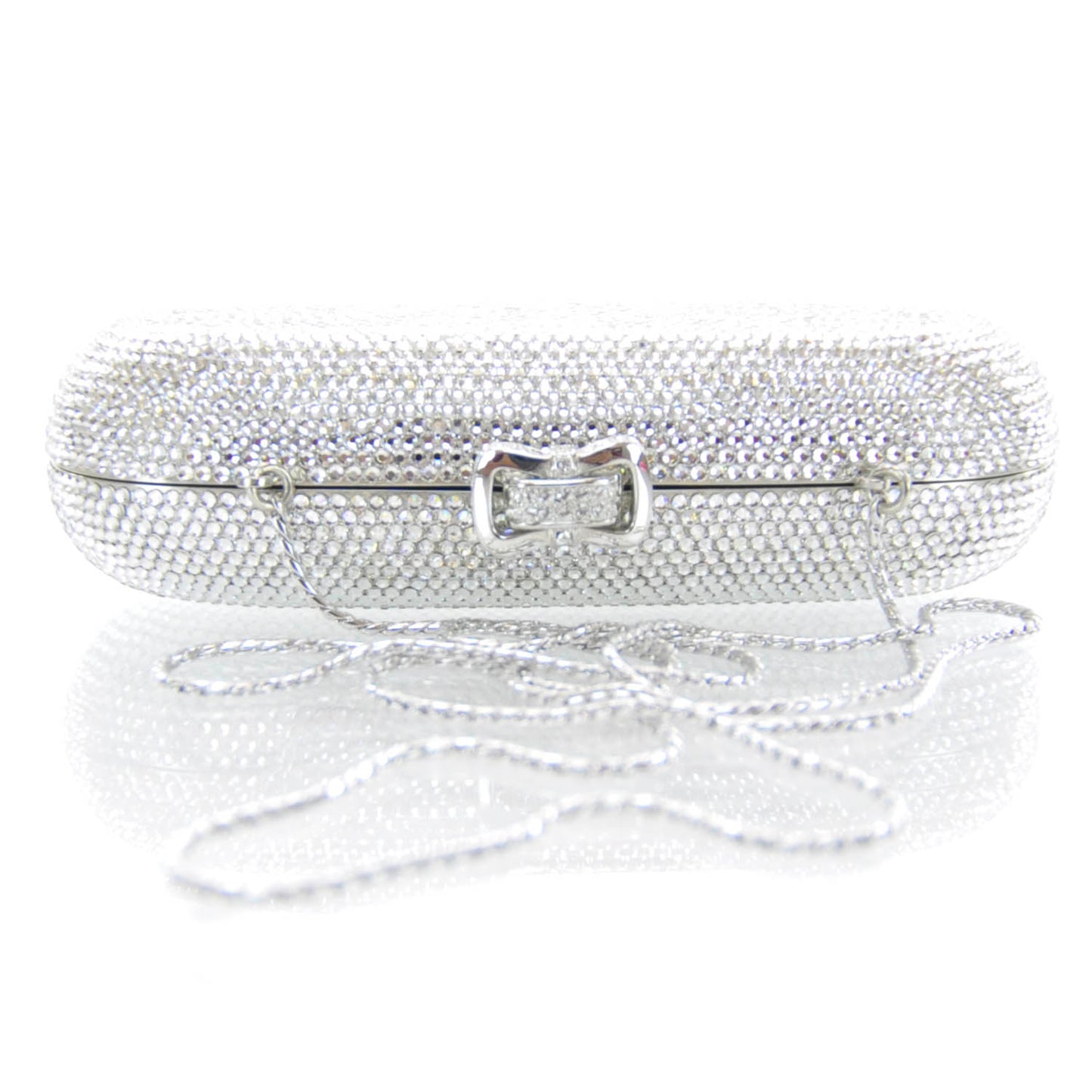 Crystal Minaudiere Clutch