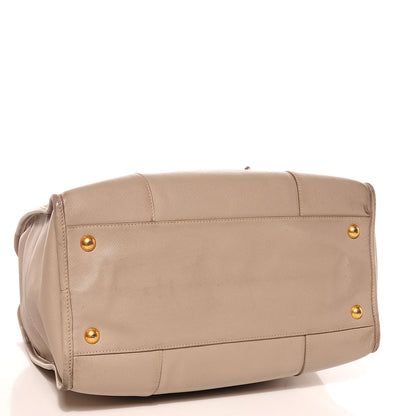 Prada Saffiano Lux Shopping Tote Pomice 4 of 13
