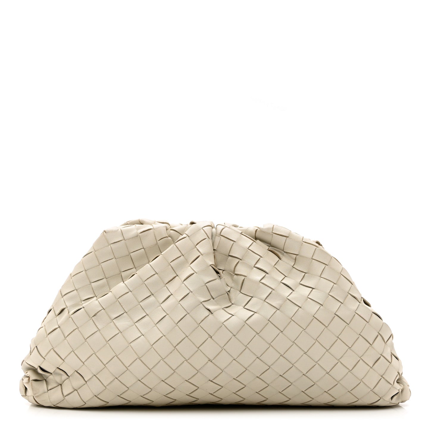 Nappa Maxi Intrecciato The Pouch Oversized Clutch Plaster