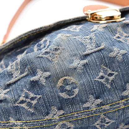 Louis Vuitton Monogram Denim Mini Pleaty Blue 9 of 15