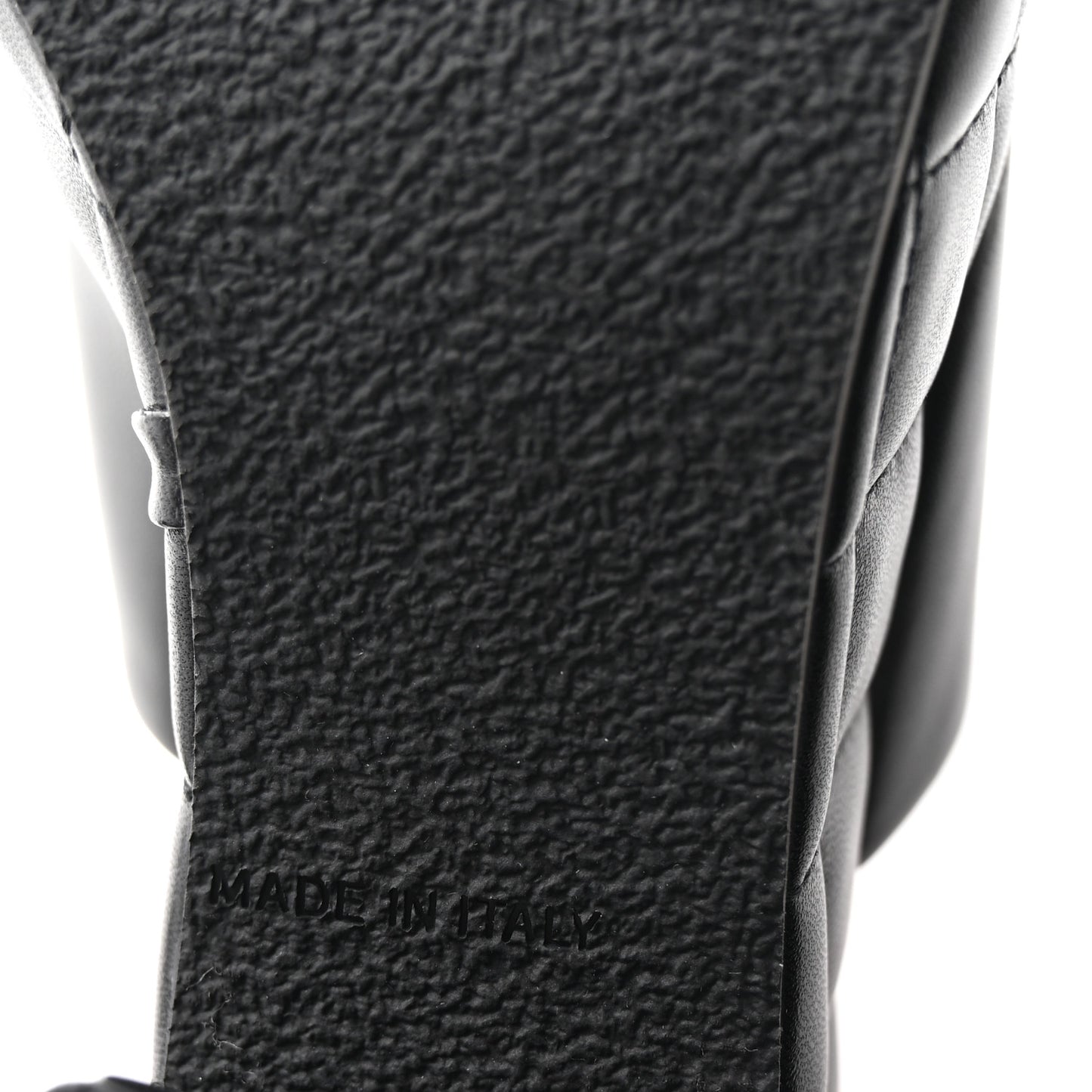 Lambskin Quilted CC Platform Mules 37 Black