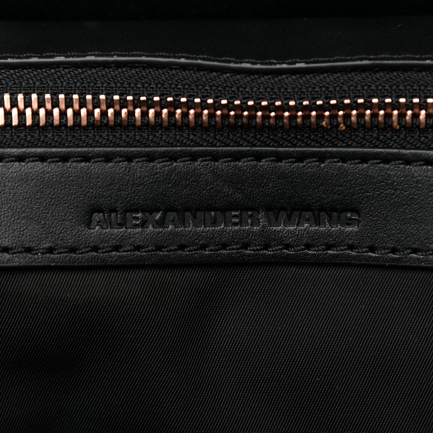Calfskin Large Marion Black Rose Gold Hardware