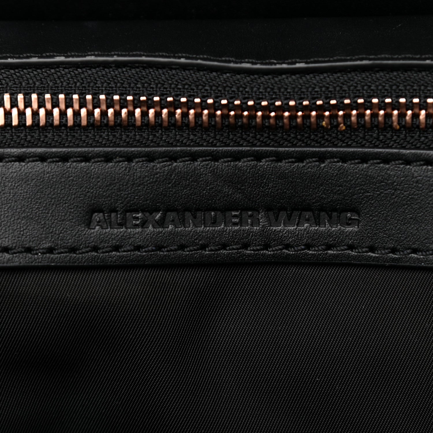 Alexander Wang Calfskin Large Marion Black Rose Gold Hardware 6 of 12