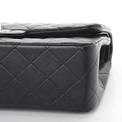 Chanel Lambskin Quilted Jumbo Double Flap Black 18 of 19