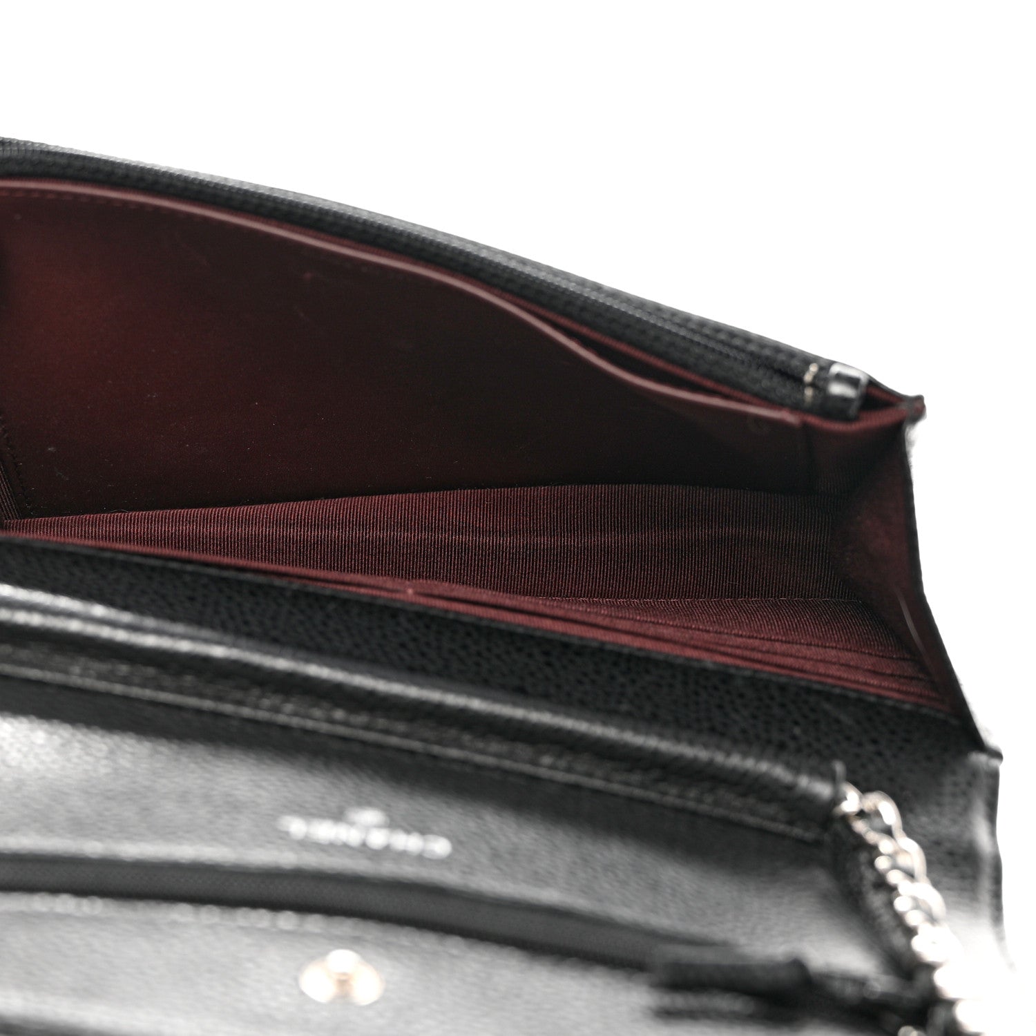 Chanel Caviar Quilted Wallet On Chain WOC Black 5 of 9