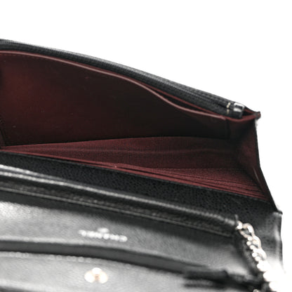 Chanel Caviar Quilted Wallet On Chain WOC Black 5 of 9