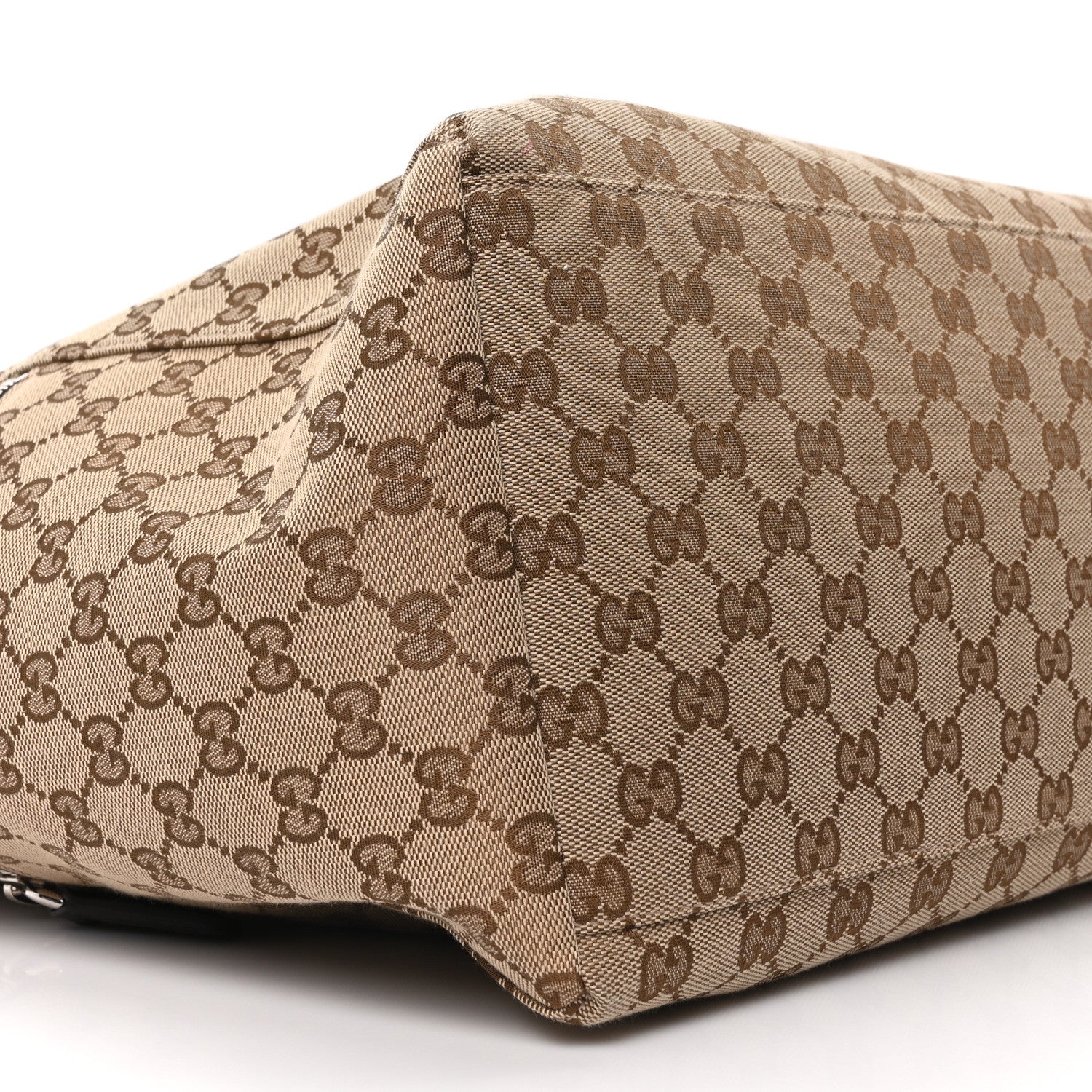 Gucci Monogram Calfskin Web Medium Duffle Beige Ebony New Acero 9 of 10