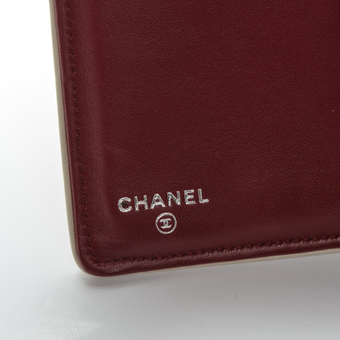 Lambskin Mademoiselle Yen Wallet Red
